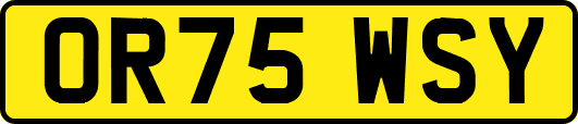 OR75WSY