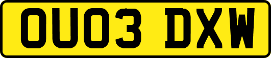 OU03DXW
