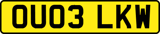 OU03LKW