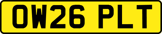 OW26PLT