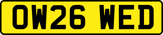 OW26WED