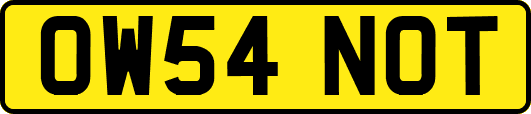 OW54NOT