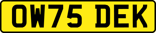 OW75DEK