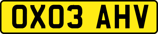 OX03AHV