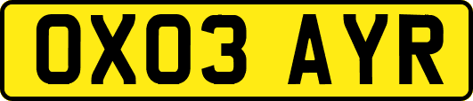 OX03AYR