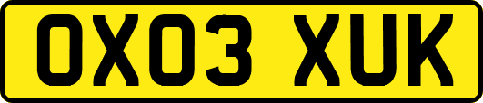 OX03XUK