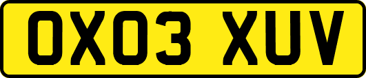 OX03XUV