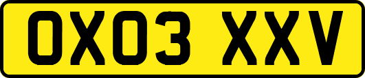 OX03XXV