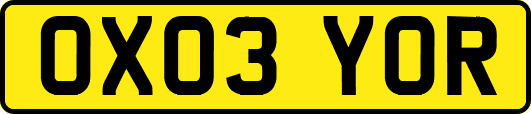 OX03YOR