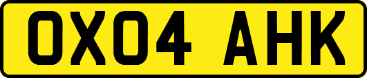 OX04AHK