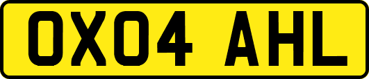 OX04AHL