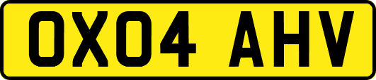 OX04AHV