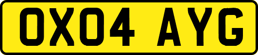 OX04AYG