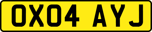 OX04AYJ