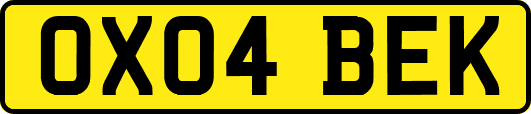 OX04BEK