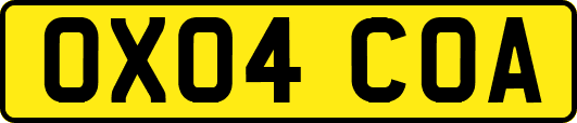 OX04COA