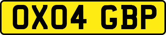 OX04GBP