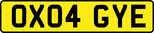 OX04GYE