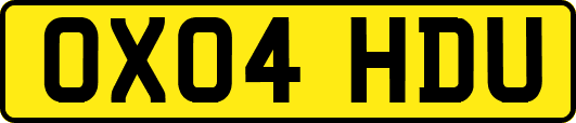 OX04HDU