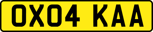 OX04KAA