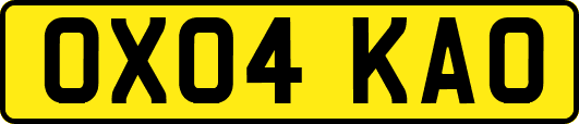 OX04KAO