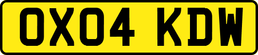 OX04KDW