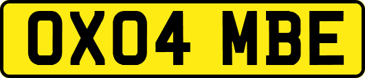 OX04MBE