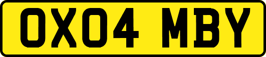 OX04MBY