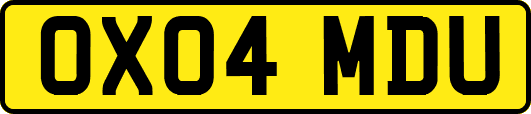 OX04MDU