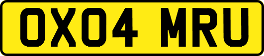 OX04MRU