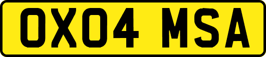 OX04MSA
