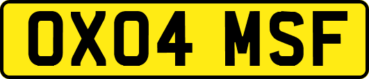OX04MSF