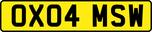 OX04MSW