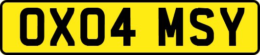 OX04MSY