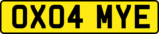 OX04MYE