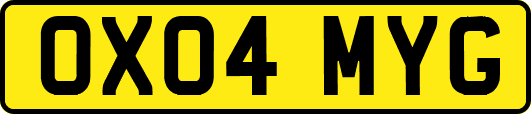 OX04MYG