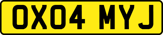 OX04MYJ