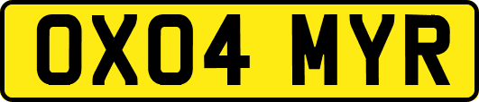 OX04MYR