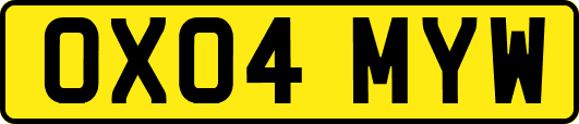 OX04MYW