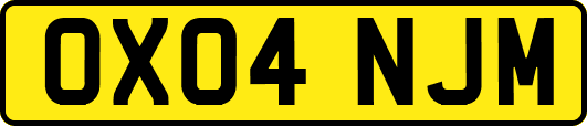 OX04NJM