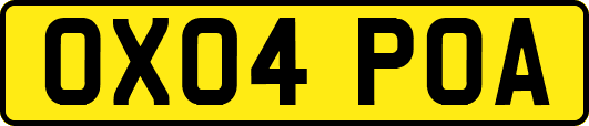 OX04POA
