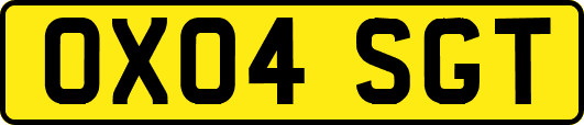 OX04SGT