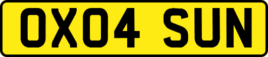 OX04SUN