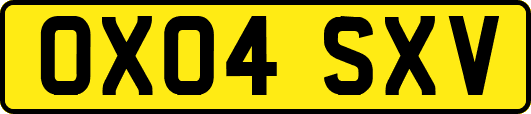 OX04SXV