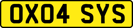 OX04SYS
