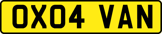 OX04VAN