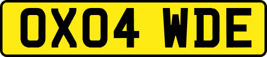 OX04WDE