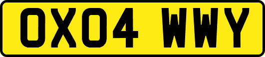 OX04WWY