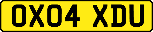 OX04XDU