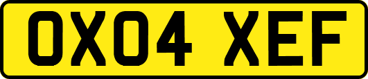 OX04XEF